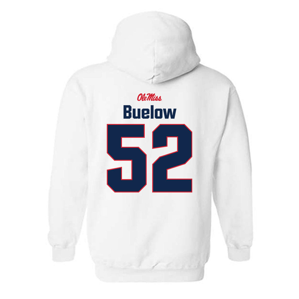 Ole Miss - NCAA Football : Julius Buelow - Classic Shersey Hooded Sweatshirt-1