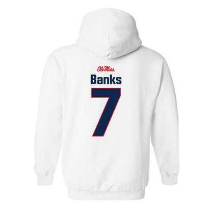 Ole Miss - NCAA Football : Travaris Banks - Classic Shersey Hooded Sweatshirt-1