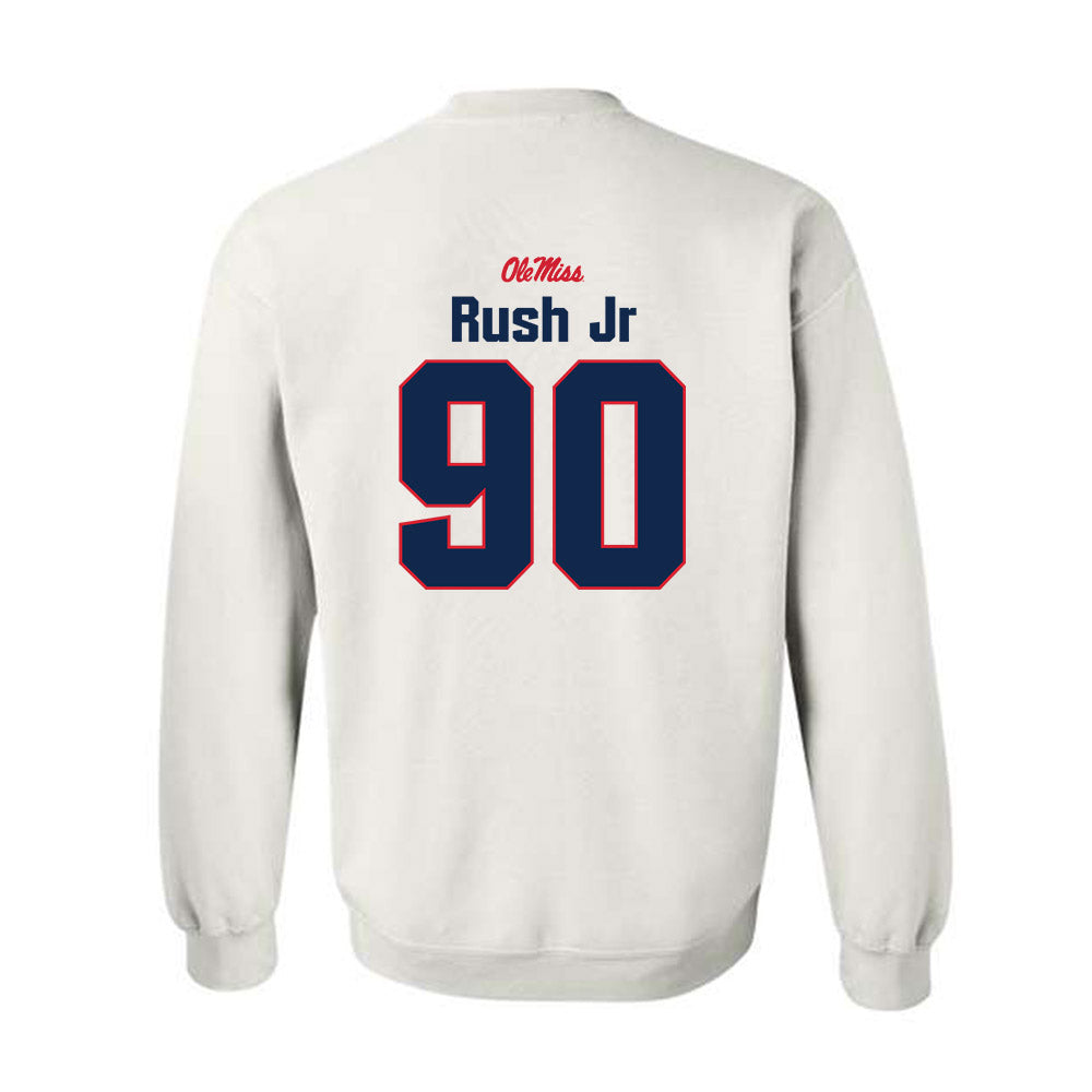 Ole Miss - NCAA Football : Jeffery Rush Jr - Classic Shersey Crewneck Sweatshirt-1