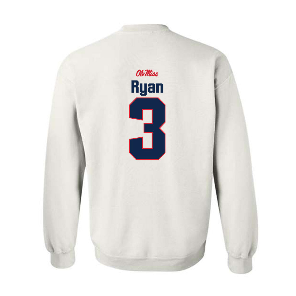 Ole Miss - NCAA Football : Sage Ryan - Classic Shersey Crewneck Sweatshirt-1