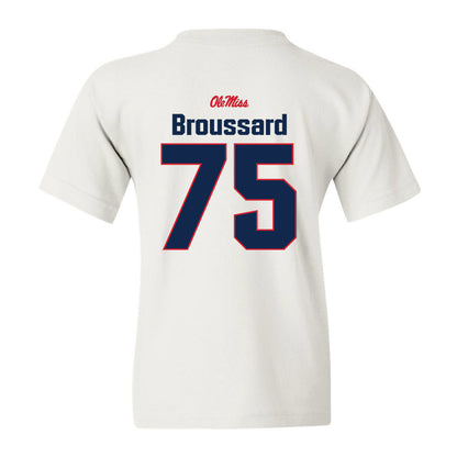 Ole Miss - NCAA Football : Kavion Broussard - Classic Shersey Youth T-Shirt