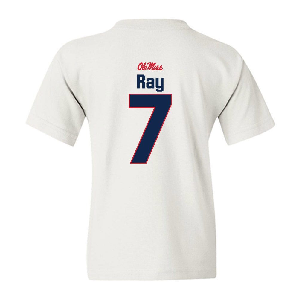 Ole Miss - NCAA Football : Traylon Ray - Classic Shersey Youth T-Shirt-1