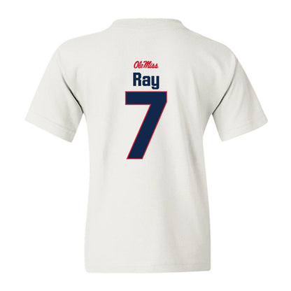 Ole Miss - NCAA Football : Traylon Ray - Classic Shersey Youth T-Shirt-1