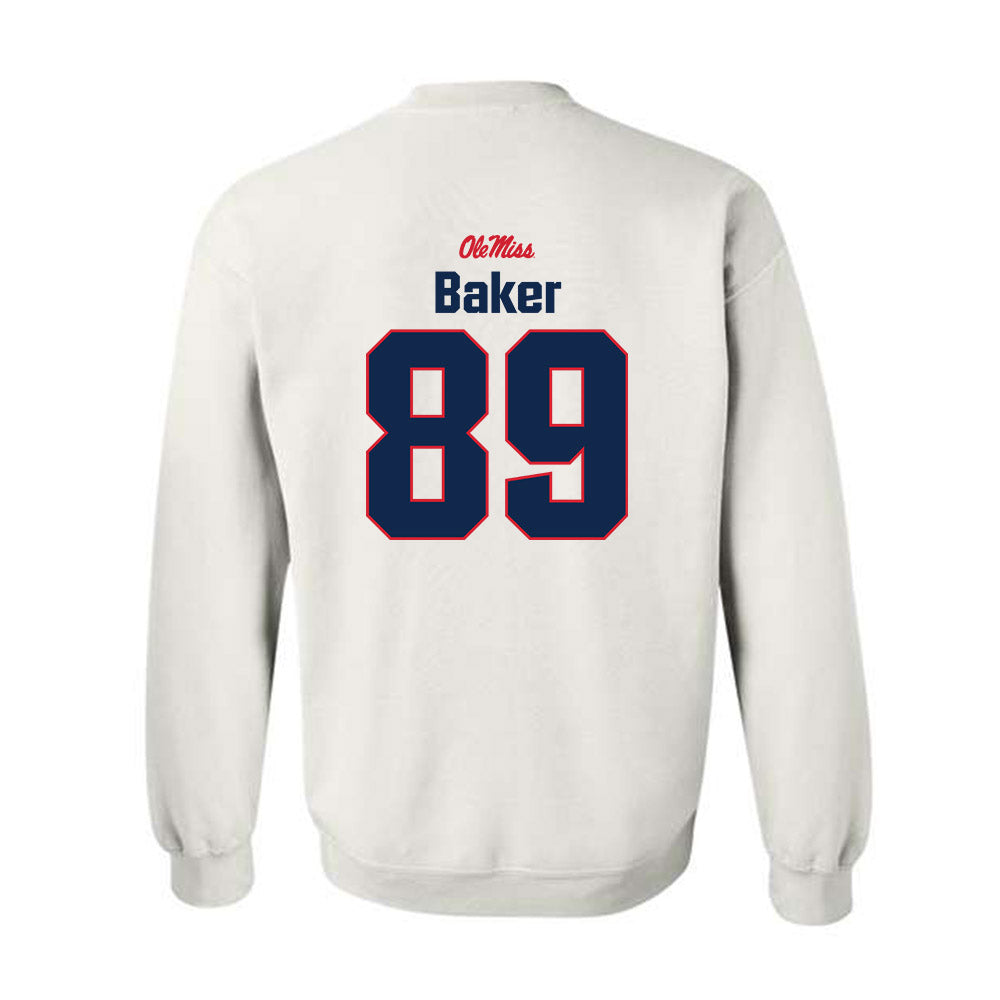 Ole Miss - NCAA Football : Mikey Baker - Classic Shersey Crewneck Sweatshirt-1