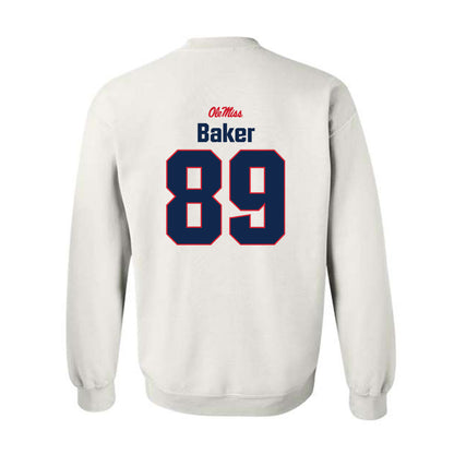 Ole Miss - NCAA Football : Mikey Baker - Classic Shersey Crewneck Sweatshirt-1