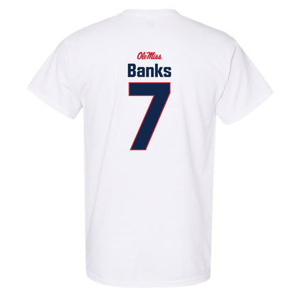 Ole Miss - NCAA Football : Travaris Banks - Classic Shersey T-Shirt-1
