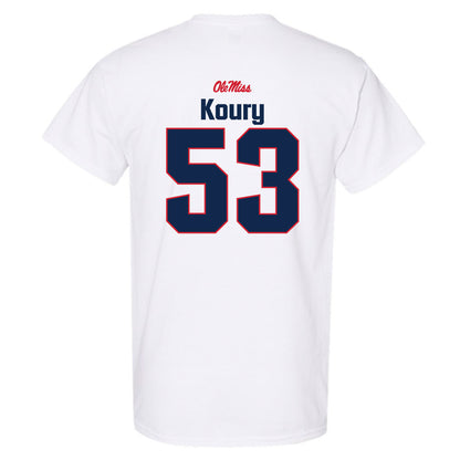Ole Miss - NCAA Football : Joe Koury - Classic Shersey T-Shirt-1