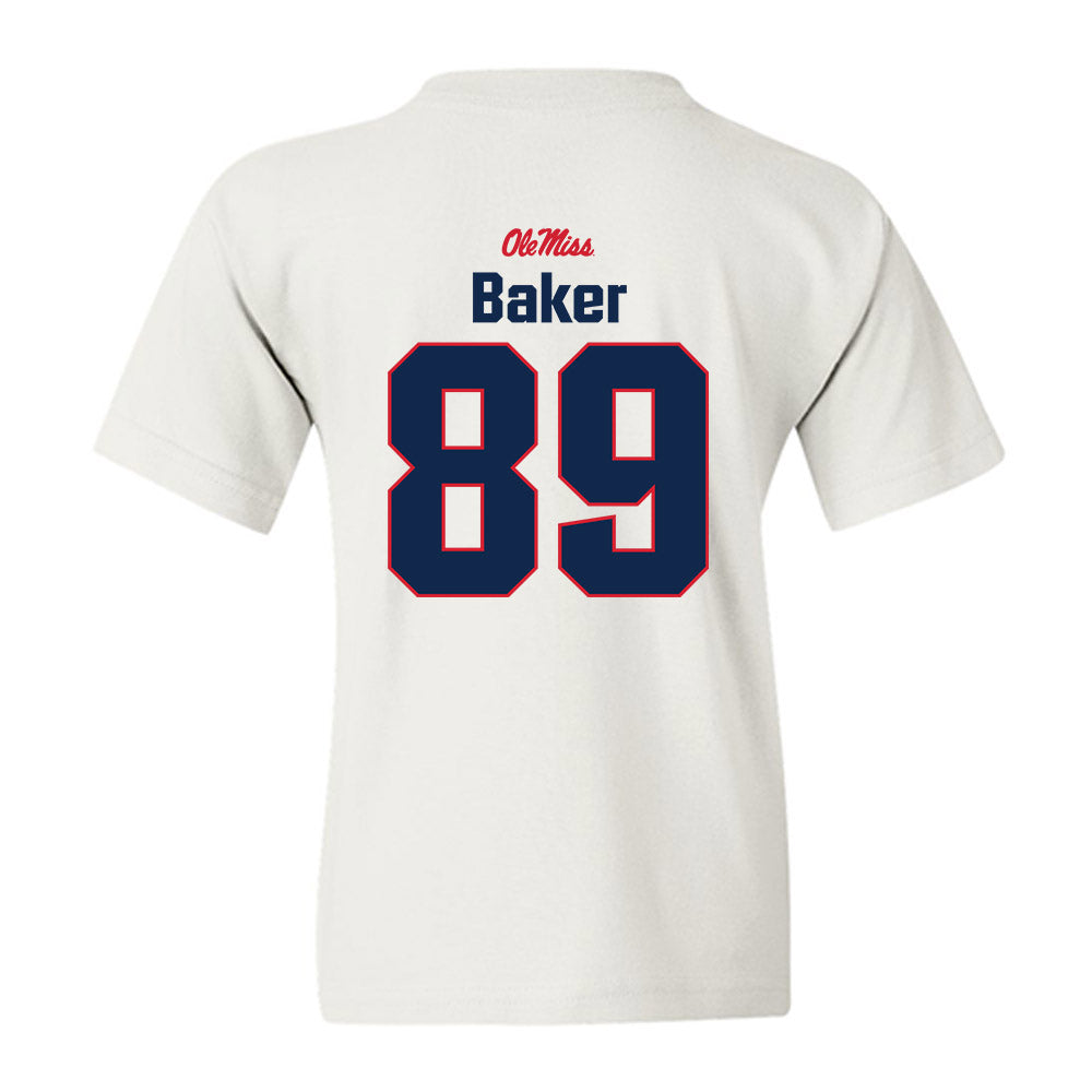 Ole Miss - NCAA Football : Mikey Baker - Classic Shersey Youth T-Shirt-1