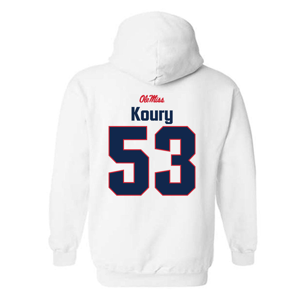 Ole Miss - NCAA Football : Joe Koury - Classic Shersey Hooded Sweatshirt-1
