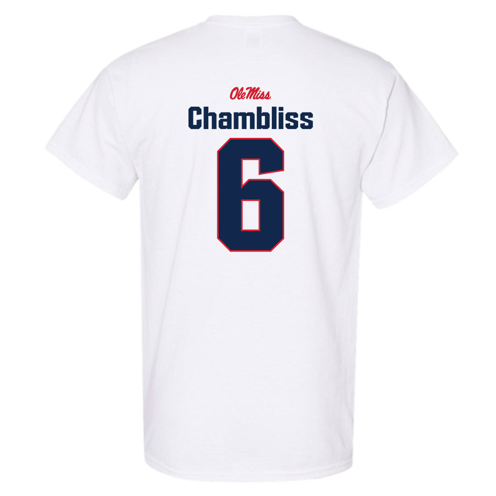 Ole Miss - NCAA Football : Trinidad Chambliss - Classic Shersey T-Shirt-1