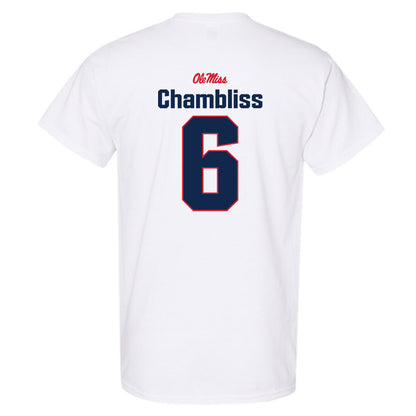 Ole Miss - NCAA Football : Trinidad Chambliss - Classic Shersey T-Shirt-1