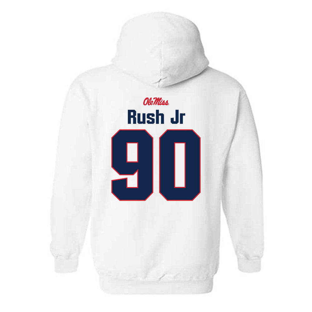 Ole Miss - NCAA Football : Jeffery Rush Jr - Classic Shersey Hooded Sweatshirt-1
