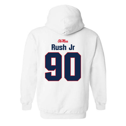Ole Miss - NCAA Football : Jeffery Rush Jr - Classic Shersey Hooded Sweatshirt-1