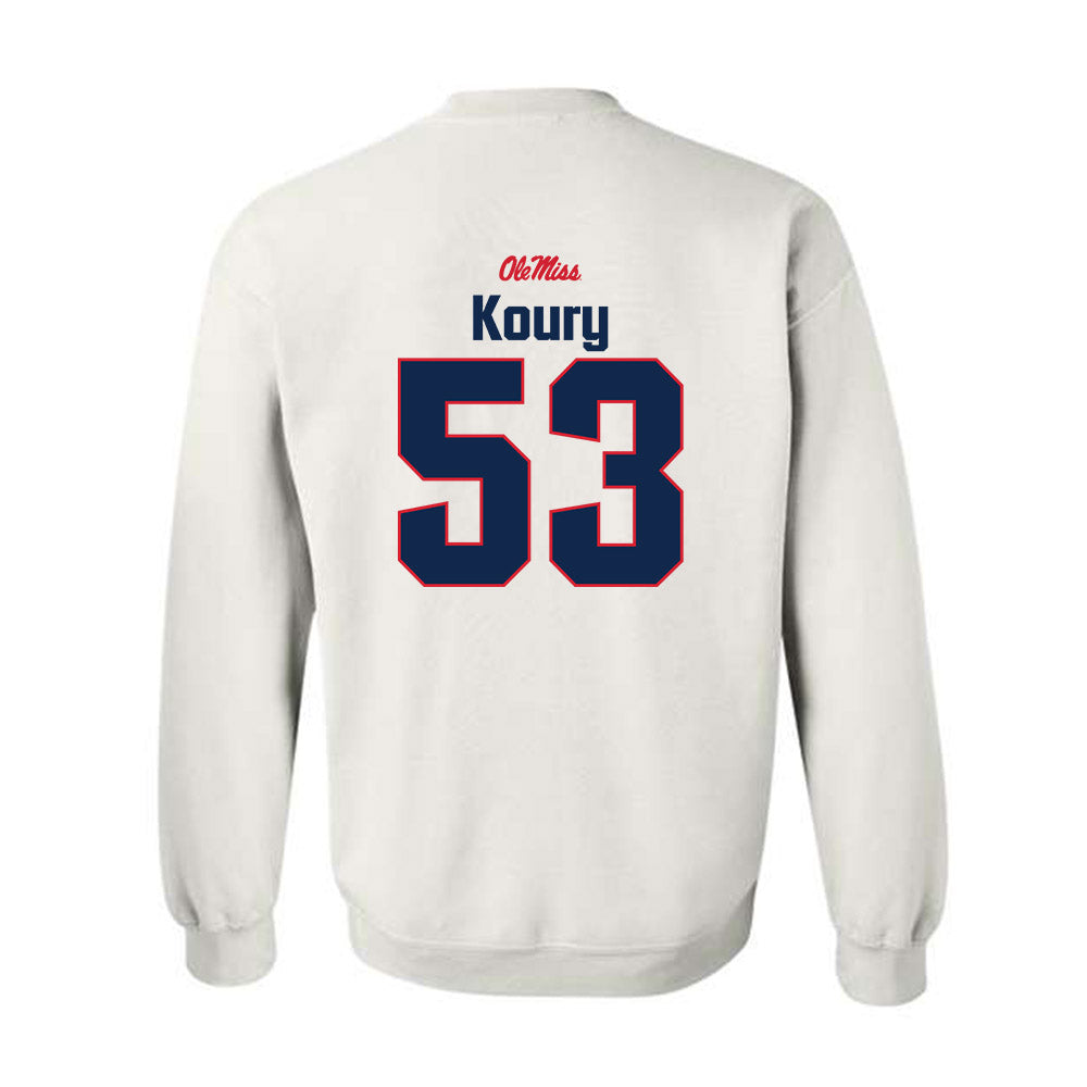 Ole Miss - NCAA Football : Joe Koury - Classic Shersey Crewneck Sweatshirt-1