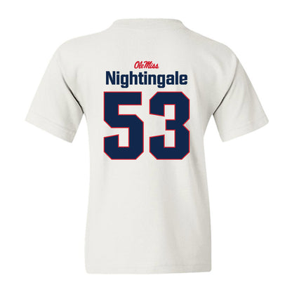Ole Miss - NCAA Football : Trey Nightingale - Classic Shersey Youth T-Shirt-1