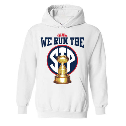 Ole Miss - NCAA Football : Caleb Blankenship - Classic Shersey Hooded Sweatshirt-0