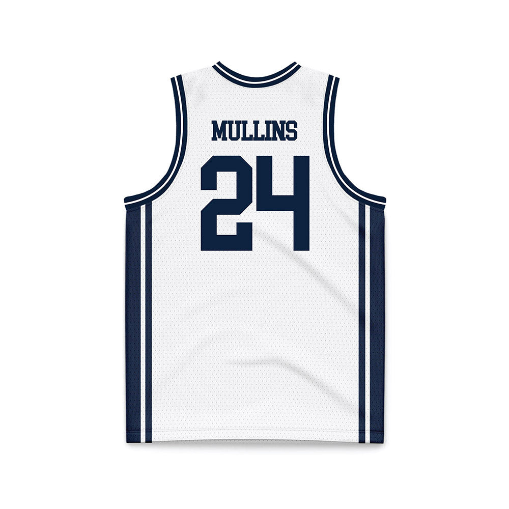 UConn - NCAA Men's Basketball : Braylon Mullins - White Basketball Jersey-1