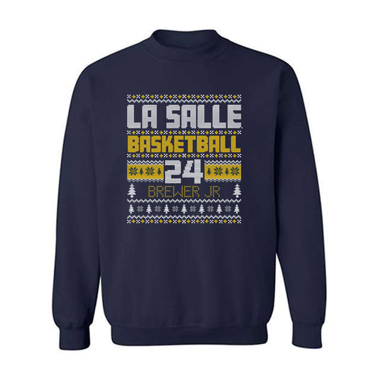 La Salle - NCAA Men's Basketball : Jerome Brewer Jr - Crewneck Sweatshirt-0