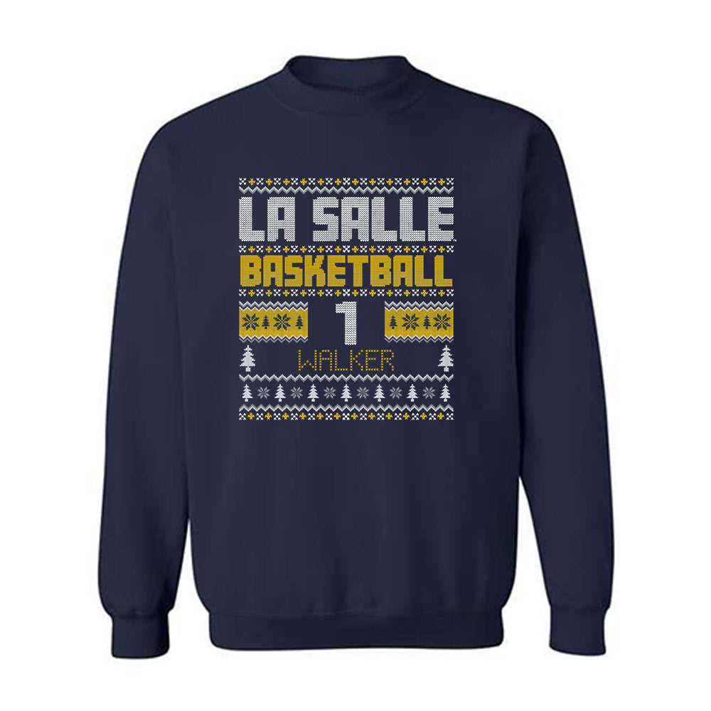 La Salle - NCAA Men's Basketball : Ashton Walker - Crewneck Sweatshirt-0