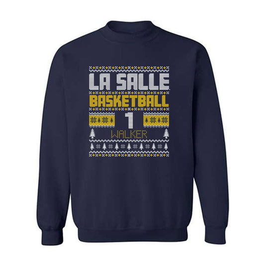 La Salle - NCAA Men's Basketball : Ashton Walker - Crewneck Sweatshirt-0