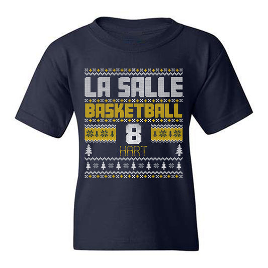 La Salle - NCAA Men's Basketball : Nas Hart - Youth T-Shirt-0