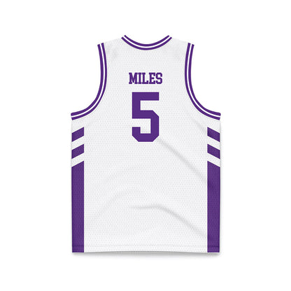 TCU - NCAA Women's Basketball : Olivia Miles - White Basketball Jersey-1