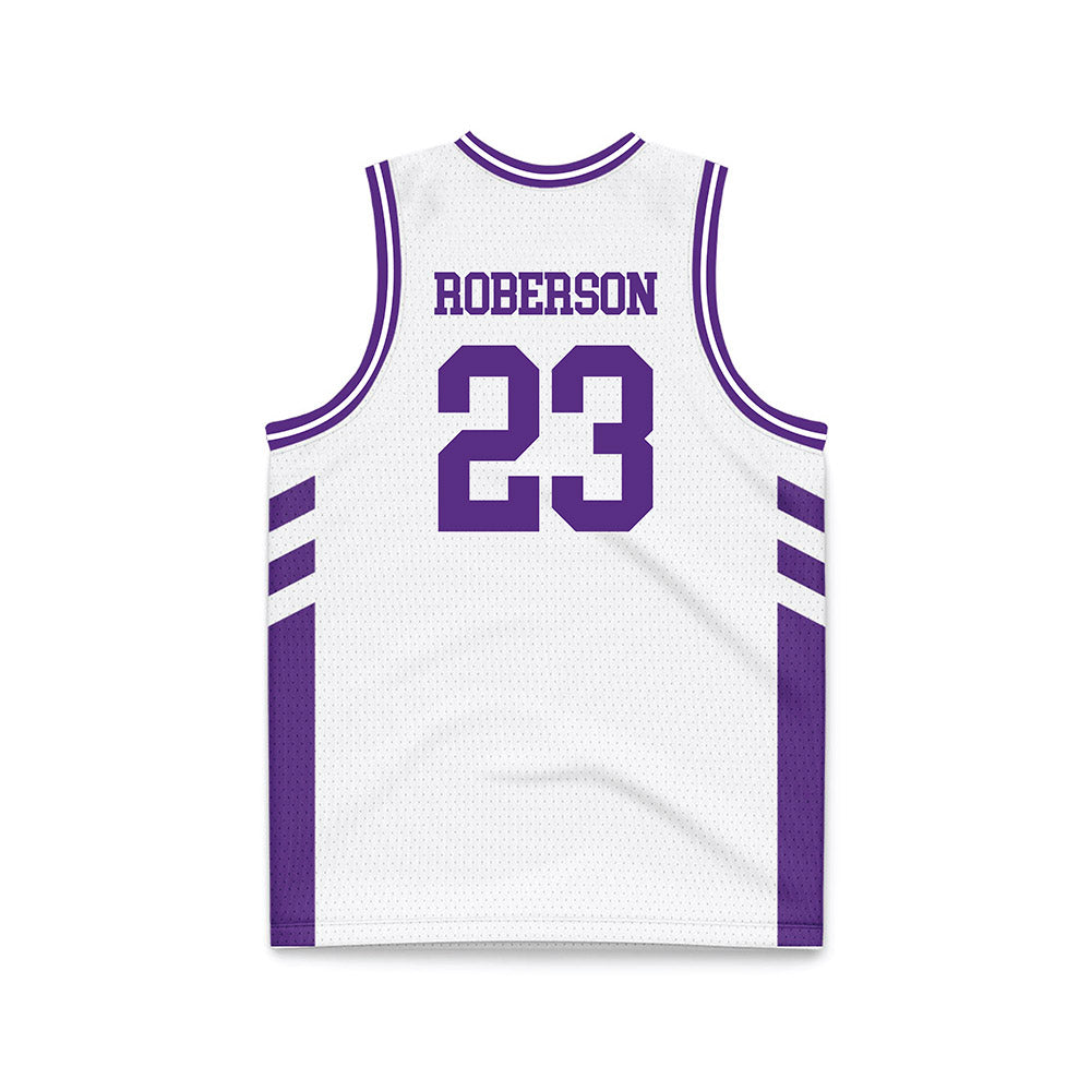 TCU - NCAA Women's Basketball : Aaliyah Roberson - White Basketball Jersey