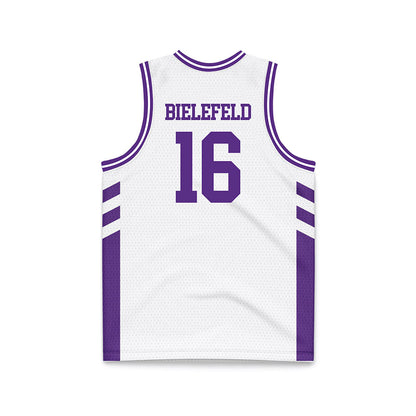 TCU - NCAA Women's Basketball : Clara Bielefeld - White Basketball Jersey-1