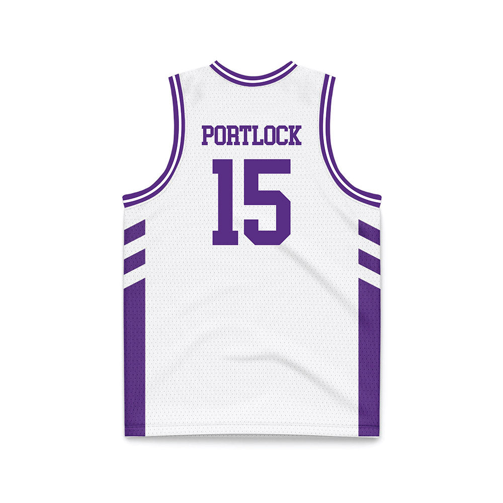 TCU - NCAA Women's Basketball : Sarah Portlock - White Basketball Jersey-1