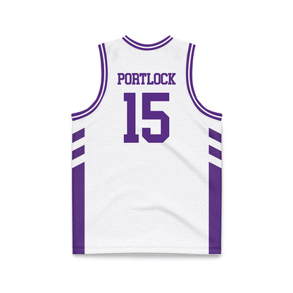 TCU - NCAA Women's Basketball : Sarah Portlock - White Basketball Jersey-1