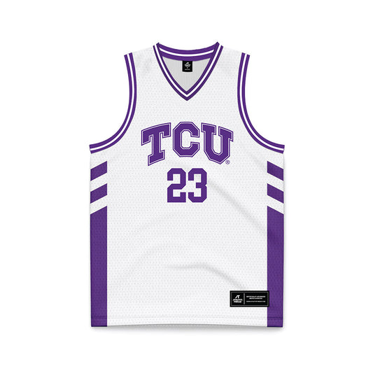 TCU - NCAA Women's Basketball : Aaliyah Roberson - White Basketball Jersey