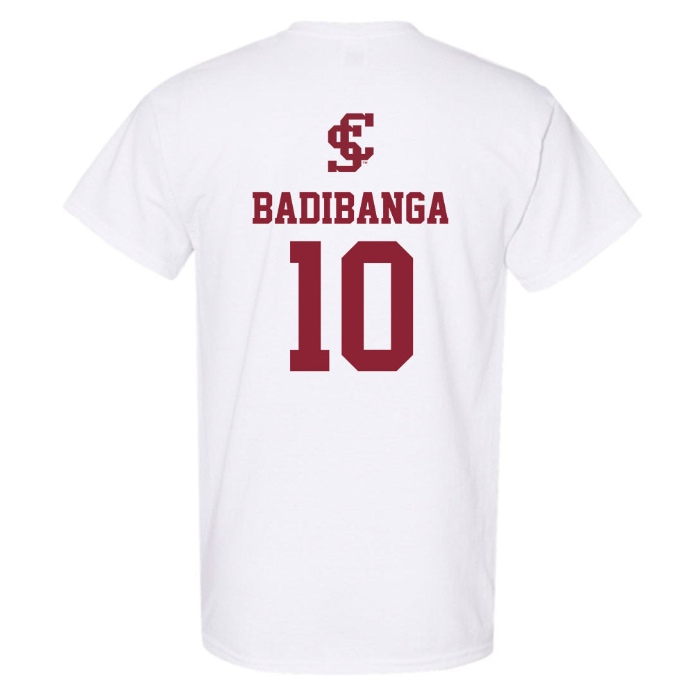 SCU - NCAA Men's Basketball : Noah Badibanga - T-Shirt-1