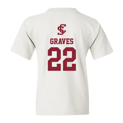 SCU - NCAA Men's Basketball : Allen Graves - Youth T-Shirt