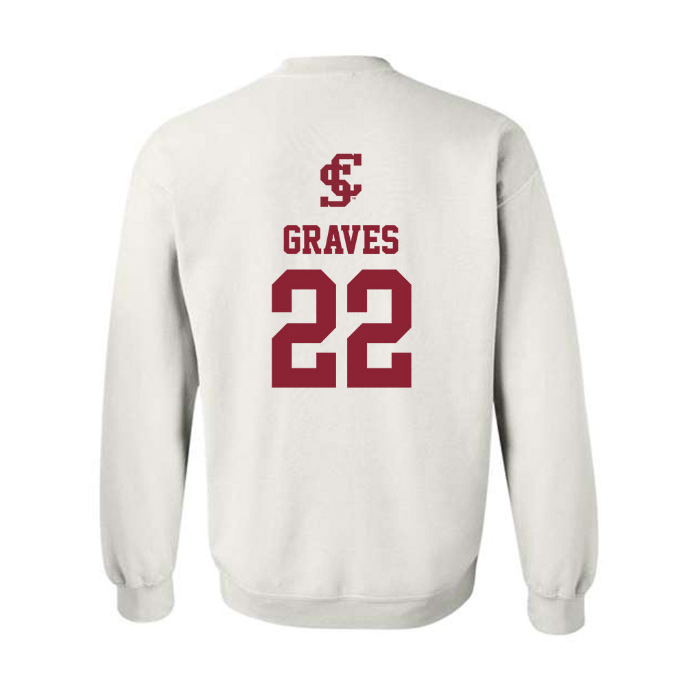 SCU - NCAA Men's Basketball : Allen Graves - Crewneck Sweatshirt