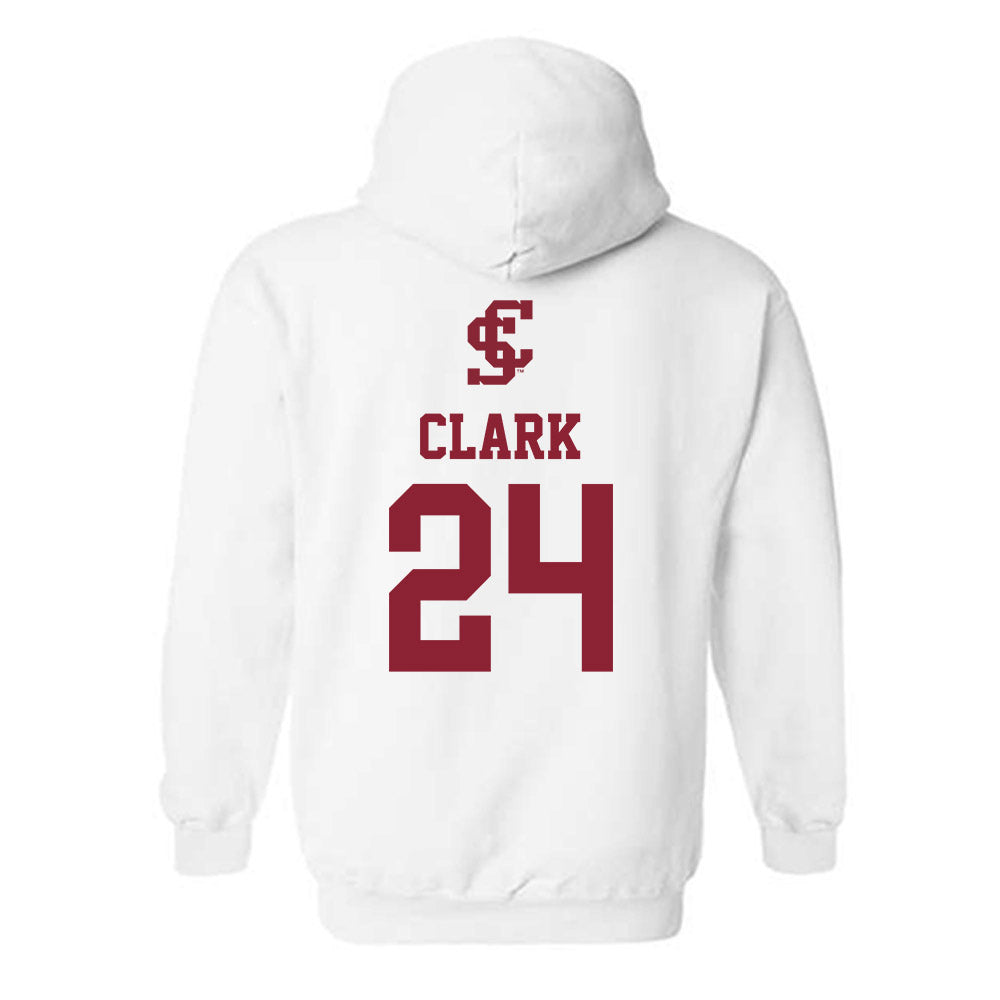 SCU - NCAA Women's Basketball : Reilly Clark - Hooded Sweatshirt-1