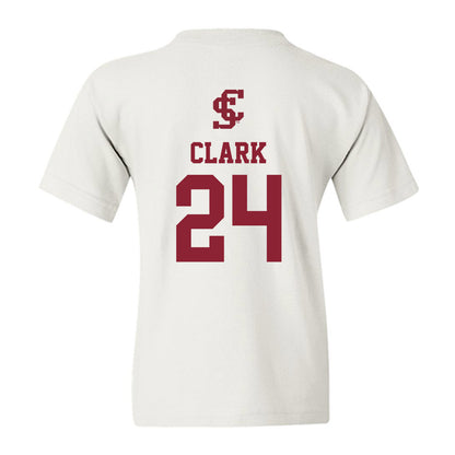 SCU - NCAA Women's Basketball : Reilly Clark - Youth T-Shirt-1