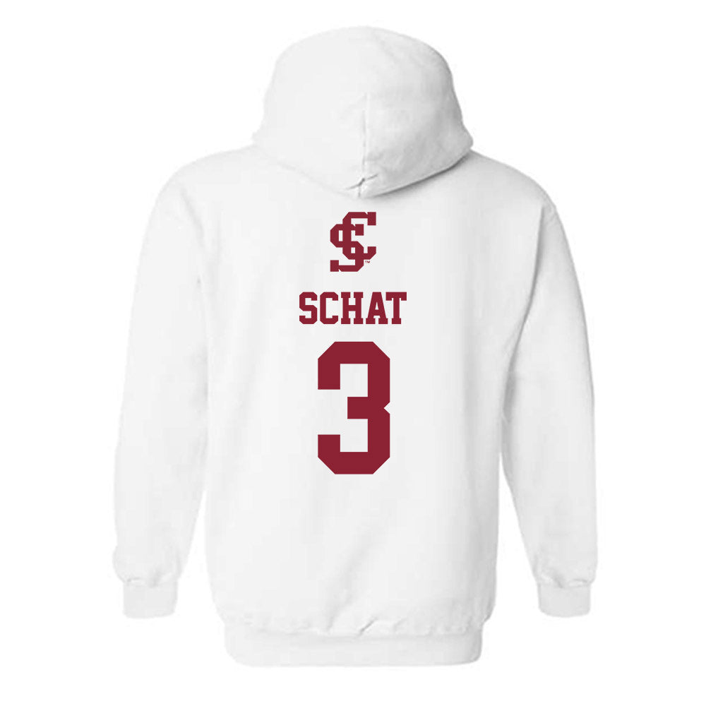 SCU - NCAA Women's Basketball : Kate Schat - Hooded Sweatshirt-1