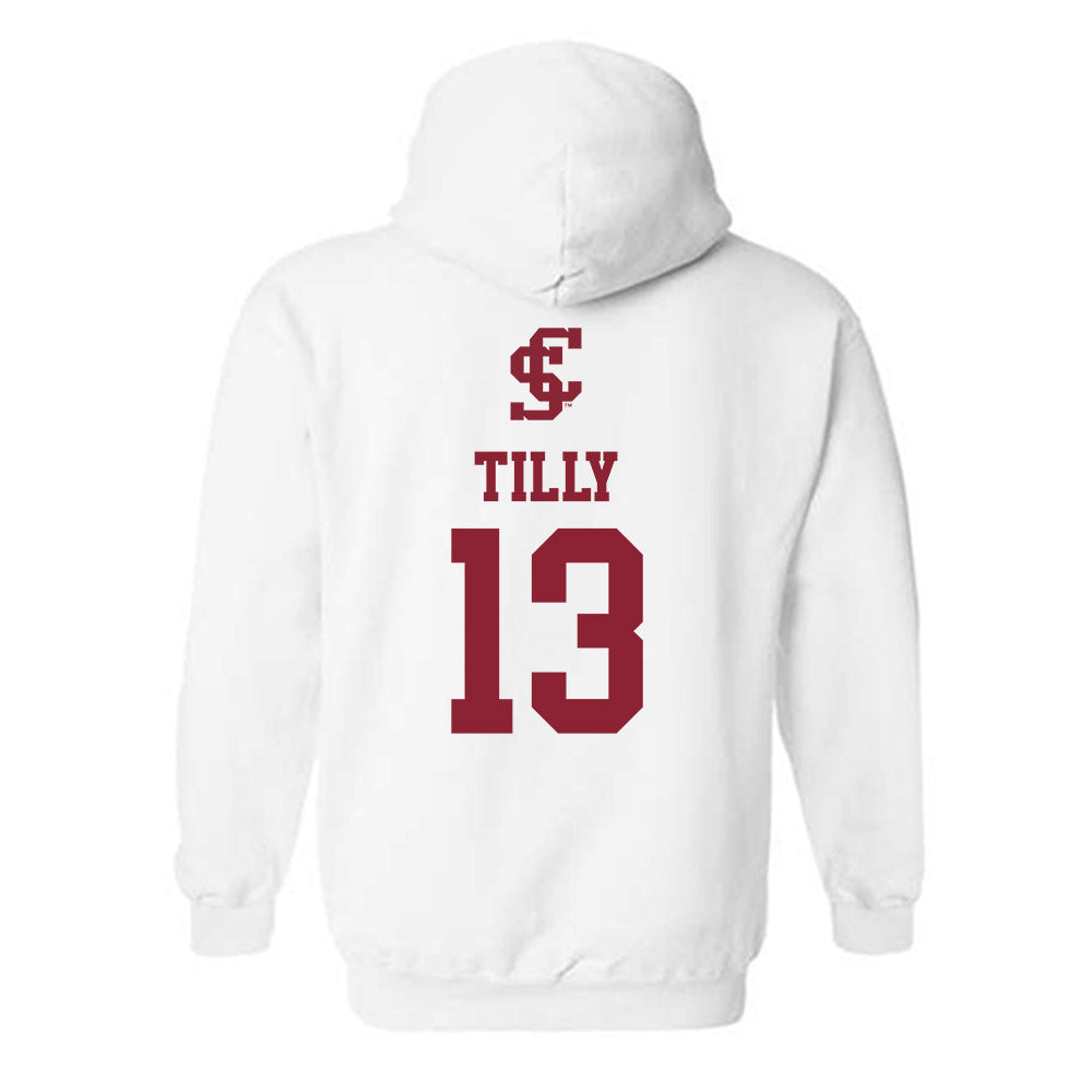 SCU - NCAA Men's Basketball : Christoph Tilly - Hooded Sweatshirt