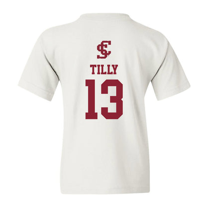 SCU - NCAA Men's Basketball : Christoph Tilly - Youth T-Shirt