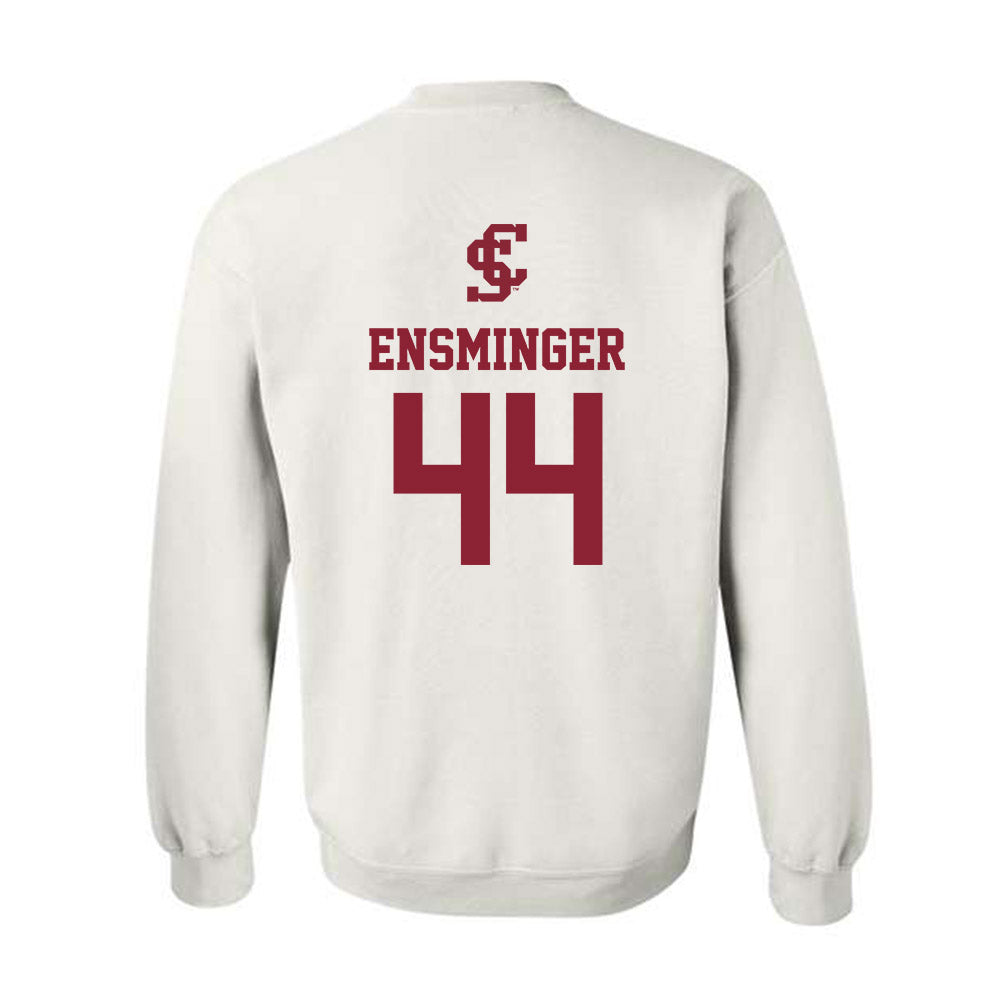 SCU - NCAA Men's Basketball : Jacob Ensminger - Crewneck Sweatshirt Classic Shersey