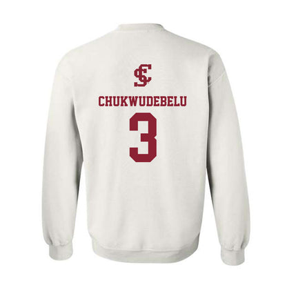 SCU - NCAA Men's Basketball : Francis Chukwudebelu - Crewneck Sweatshirt-1