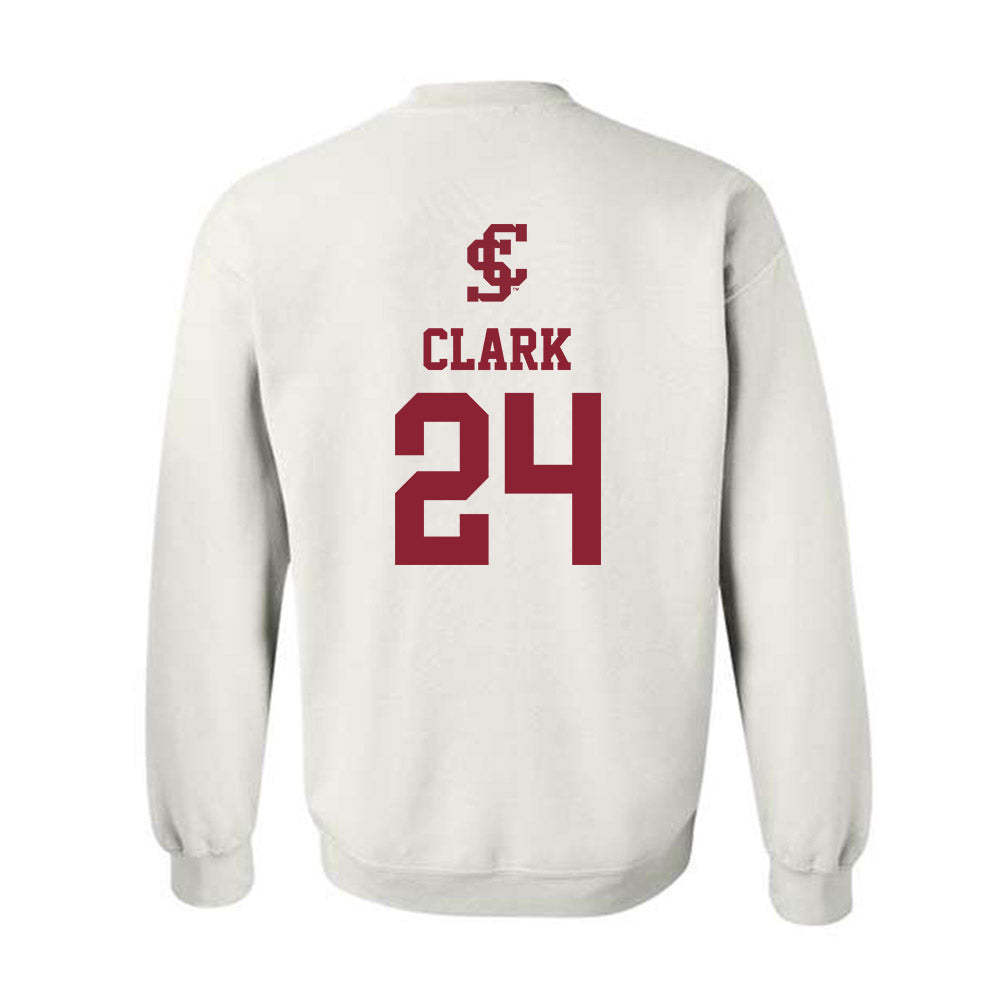 SCU - NCAA Women's Basketball : Reilly Clark - Crewneck Sweatshirt-1