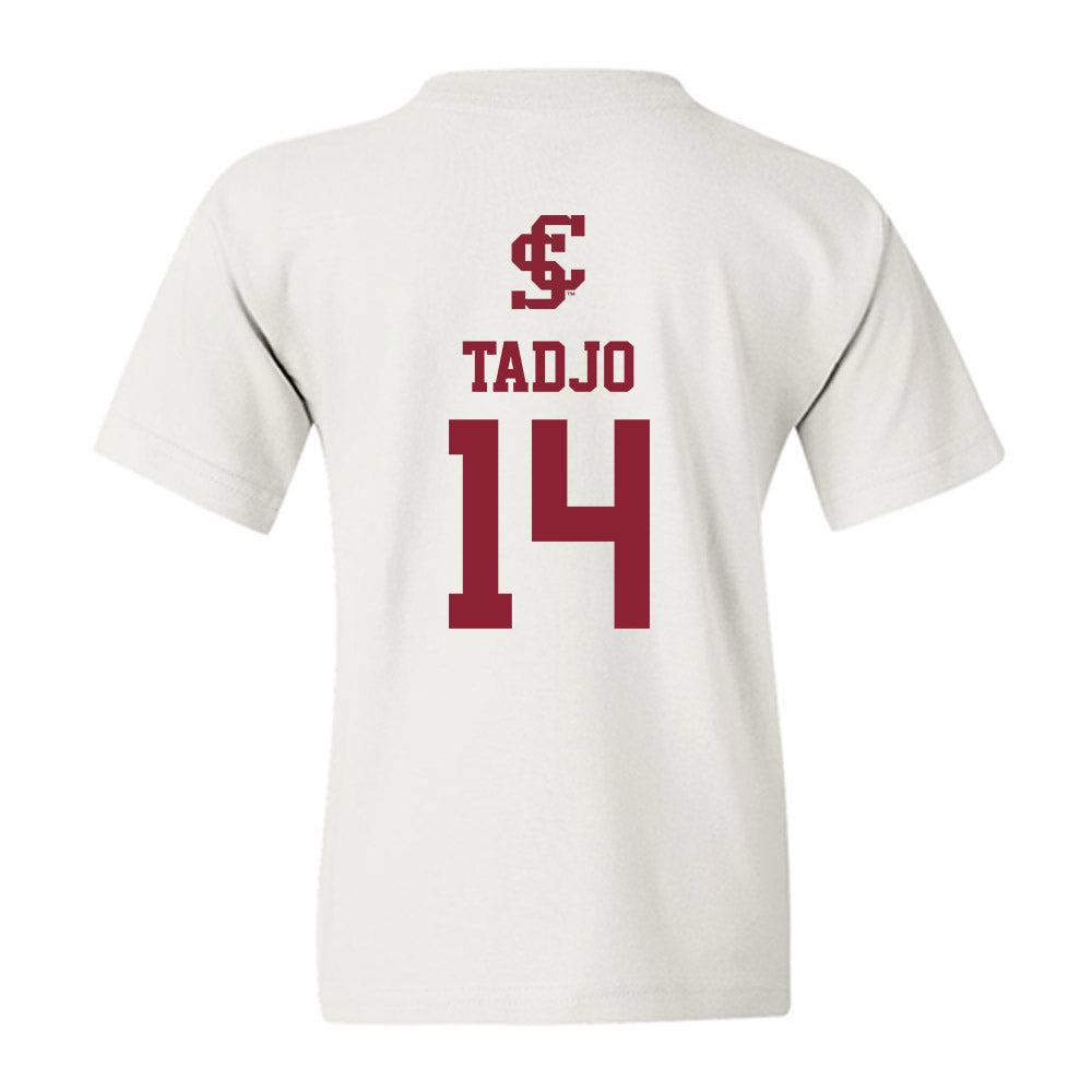 SCU - NCAA Men's Basketball : chris tadjo - Youth T-Shirt-1