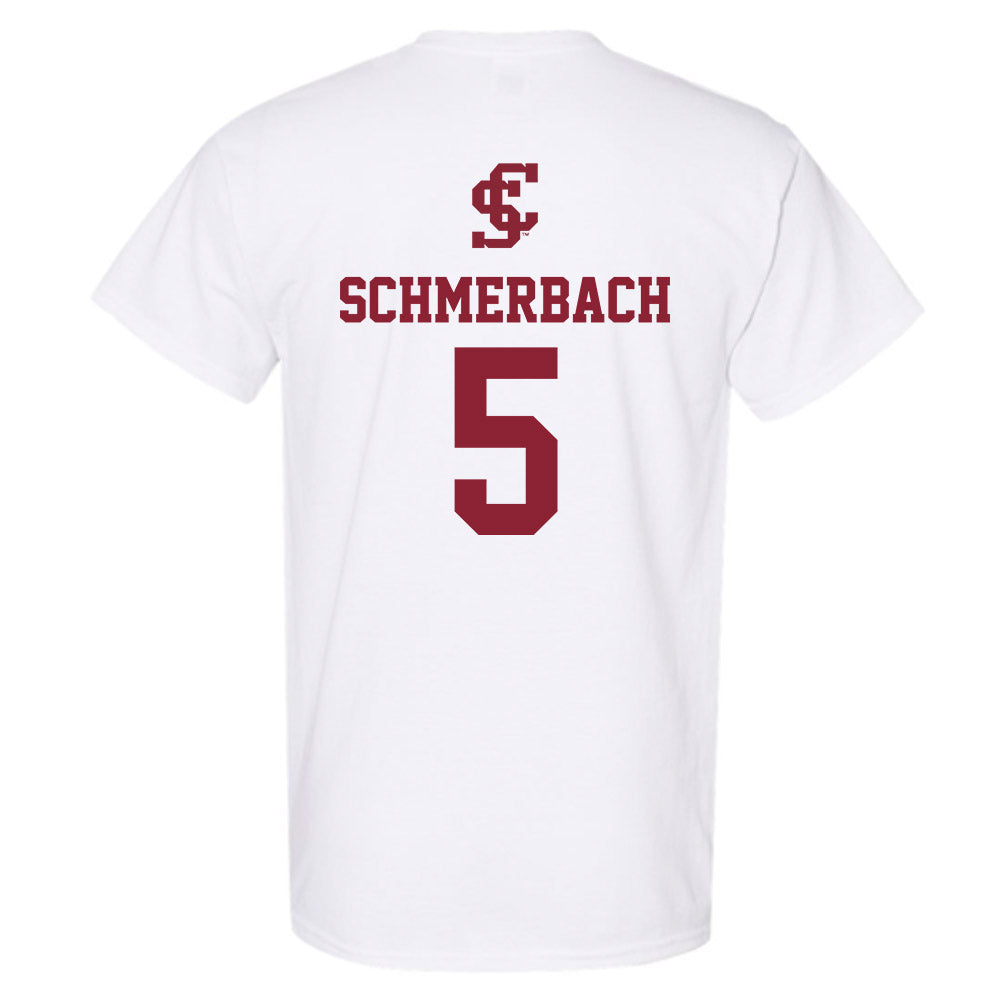 SCU - NCAA Women's Basketball : Sara Schmerbach - T-Shirt-1