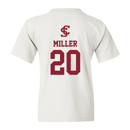SCU - NCAA Women's Basketball : Delainey Miller - Youth T-Shirt-1