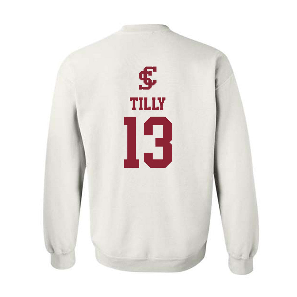 SCU - NCAA Men's Basketball : Christoph Tilly - Crewneck Sweatshirt