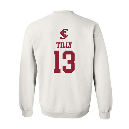 SCU - NCAA Men's Basketball : Christoph Tilly - Crewneck Sweatshirt