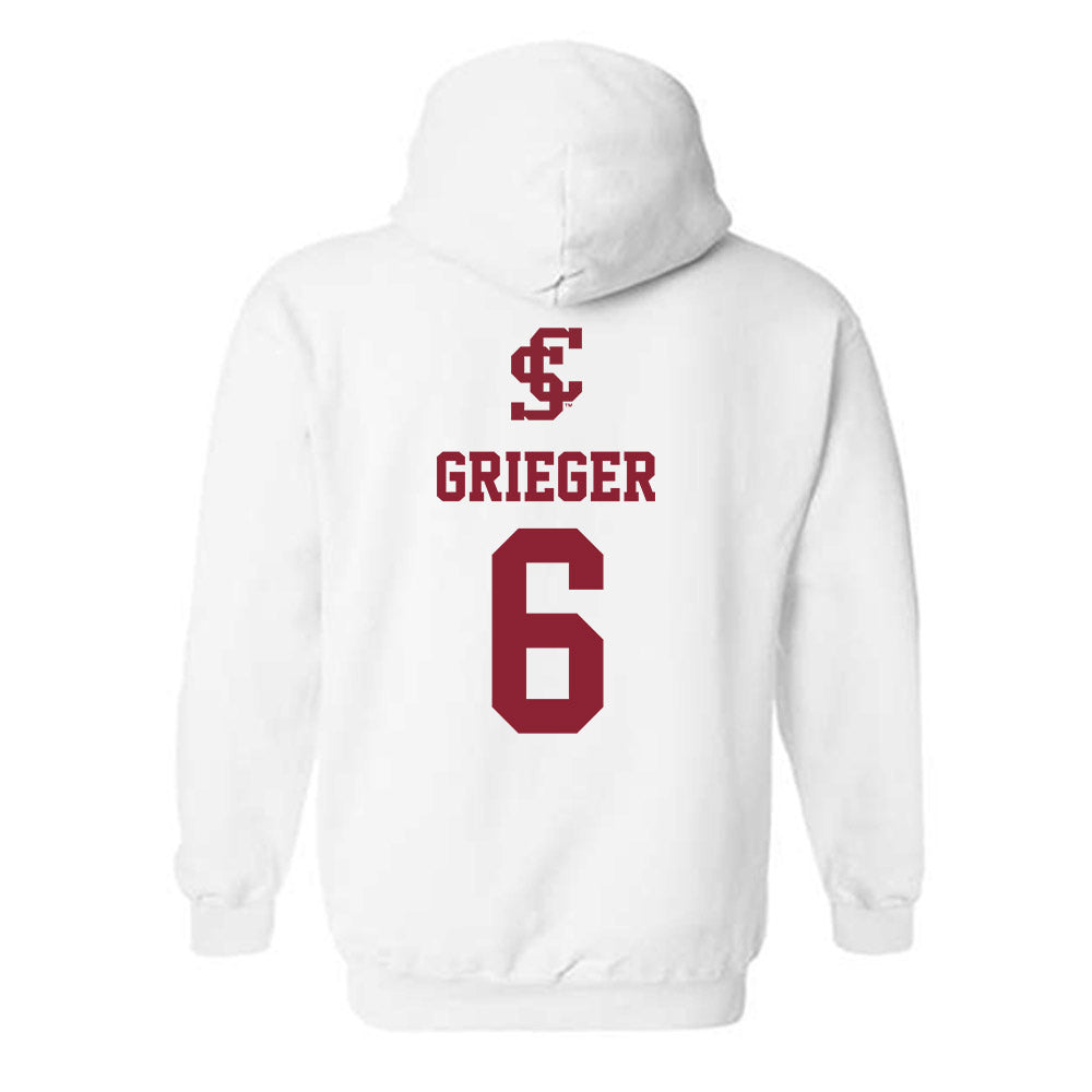 SCU - NCAA Women's Basketball : Sienna Grieger - Hooded Sweatshirt-1
