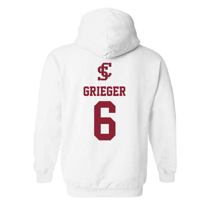 SCU - NCAA Women's Basketball : Sienna Grieger - Hooded Sweatshirt-1