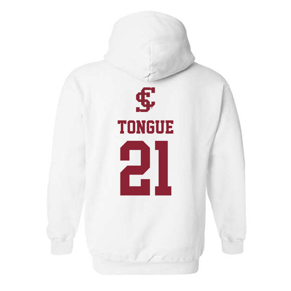 SCU - NCAA Men's Basketball : Camaron Tongue - Hooded Sweatshirt Classic Shersey